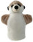 EcoBuddiez Hand Puppet - Erdmännchen von Deluxebase. Erdmännchen Plüsch Handpuppen für Kinder. Eco-Friendly Tier Spielzeug Puppe für Pretend Play und Kinder Geschenke.