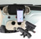 DIYUCAR Auto Handyhalterung Kompatibel mit Fiat 500 2016-2024 Mittelkonsole Auto Handy Ständer 360° Drehung Smartphone Halterung
