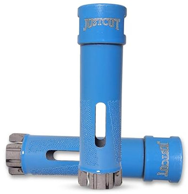 Justcut Diamond Core Drill Bits 1 Inch for Granite, Concrete, Brick, and Engineered Stone, Laser Welded Turbo Segments Hole Saw 5/8-11 Thread (1 Pack of 1)