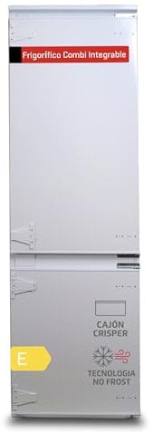 Corberó - Frigorífico Combi Integrable | CCM1754NFEINTEG | 248L | 54,5x54x178,5 | No Frost | Blanco