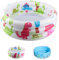 Shyllin 80x80x22cm Aufblasbarer Kinderpool,Three Ring Inflatable Paddling Pool,Planschbecken für Kinder,Babypool Play Pool(Dinosaurier)