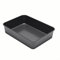 Brownie Pan - Teglia da forno profonda antiaderente in acciaio al carbonio, per lasagne, tostatura e forno, 26 x 19 x 6 cm, colore: nero