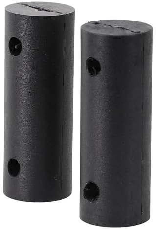 JoyousMall 2 pezzi di gomma albero piede tendine giunto per riparazione windsurf, boccola nera pezzo di ricambio 5,6 cm lunghezza 6 mm diametro foro