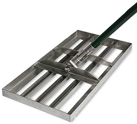 SOHNVWTGD Golf Rake Lawn Leveling Rake Stainless Steel Levelling Rake Level Ground or Dirt Level Floor s Easily and Level Rake for Lawn Garden Yard Golf Suit