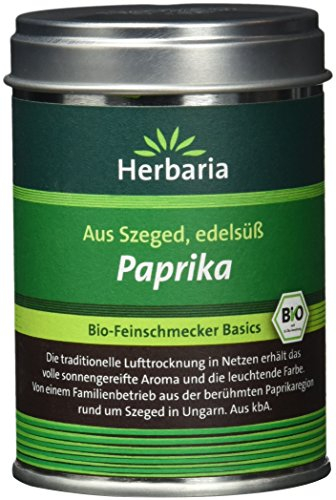 Herbaria Paprika edelsüss Bio, 80 g Dose