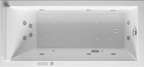 Duravit DU Bañera de hidromasaje Starck 1700x800mm versión empotrada, Combi E, blanco