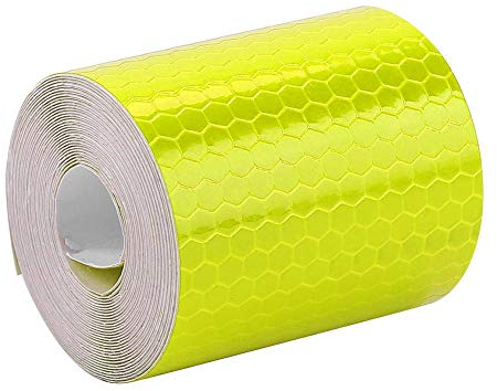 VGEBY1 Reflektierendes Klebeband, Reflektorband Selbstklebend Reflektor-Sicherheitsstreifen-Warnaufkleber Hochklebendes Sicherheitserinnerungswerkzeug für Anhänger, Autos,