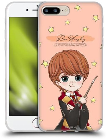 Head Case Designs Officially Licensed Harry Potter Ron Weasley Deathly Hallows XXXVII Gel Case [Military Grade Protection] Compatible With Apple iPhone 7 Plus/iPhone 8 Plus