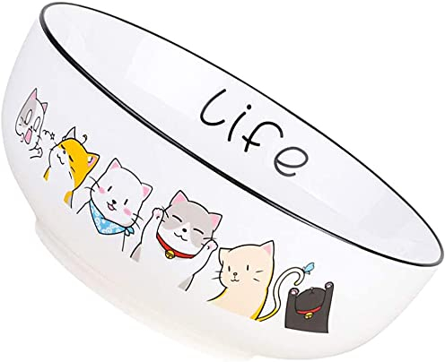 ZHANGDONG bowls for kitchen bowl set ceramic bowl soup bowl cereal bowl Ramen Bowls 6 Inch Cartoon Bowl Ceramic Salad Bowl Cereal Bowl Pasta Bowls