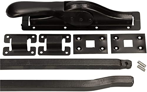 KOTARBAU® Verrou de portail - Kit d'accessoires de porte - Noir - 2500 mm