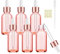 Alledomain 6Pcs, 10ml Rose Gold Glass Bottles with Dropper Pipettes, Mini Empty Dropper Bottles Rose Gold Aluminum Alloy Cap Refillable Sample Container for Essential Oil/Massage Oil/Chemical Liquid