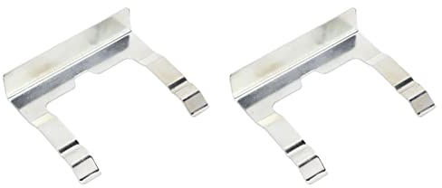 Kennzeichenhalter Clip Metall Halterung für Kennzeichenbeleuchtung 2 Stück Kfz Kennzeichenhalter Clip Hinten 55077370Ab Ersatz für 1500 2500 3500