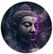 Buddha-Puzzle, Geschenk, 1000 Teile, rundes Puzzle für Erwachsene und Kinder ab 12 Jahren (67,5 x 67,5), 1000 Teile