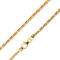 trendor Halskette 925 Silber Vergoldet Königskette Breite 2,0 mm 15777-45 45 cm