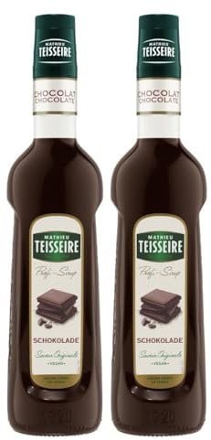 Mathieu Teisseire Getränke-Sirup Schokolade 0,7L - Cocktails (2er Pack)