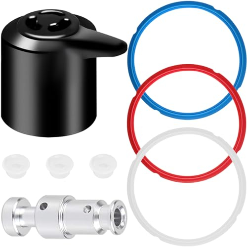 EATBALE Piezas de repuesto para Instant Pot Duo 5, 6 cuartos (5/6QT) incluye anillo de sellado, válvula flotante de liberación de vapor, mango de liberación de vapor, accesorios de válvula flotante