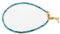 Edelstein Armband mit vergoldet 925 Silber (Apatit)