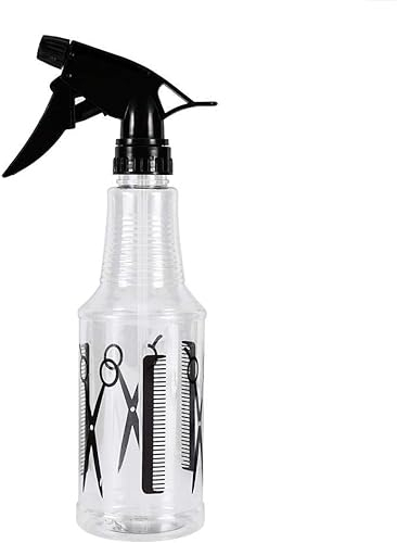 Plastic Hair Spray Bottles 400ml Refillable Liquid Fine Mist Sprayer With Trigger Ideal For Watering Plants Household & Creating DIY Cleaning Solutions(Assorted Color)