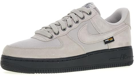 Nike HQ3822-001 Nike AIR Force 1 '07 Herren LT Iron ORE/LT Iron ORE-Black-Smoke Grey EU 43