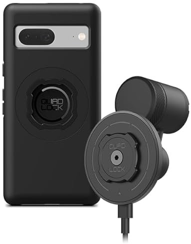Quad Lock Vent Phone Holder Car Kit for Google Pixel 7 MAG Case with MAG Wireless Charging Head (V2)