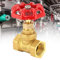 DN15 G1 oder 2 Zoll Messing-Kugelabsperrventil, Zwei Dichtungen für Wasser, Gas, aus Hochwertigem Messing, Präzisionsgewinde, Keine Leckage, Absperrventil mit Kleinem Hub und