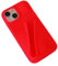 HABETI Lip Gloss Phone Case Lip Balm Phone Case for iPhone 13 14 15 Pro Max Liquid Silicone with Lip Gloss Lipstick Clip Phone Case and Mobile Phone Lanyard Spacer for iPhone 13 Red
