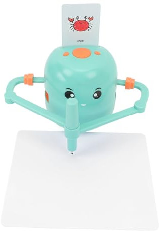 Smart Drawing Robot Montessori Educational Toy with Learning Word Cards and Color Pens,Kids Art Projector for Tracing