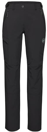 Mammut Runbold IV Pants Women - Pantalon de Randonnée Stretch Femme | Multifonctionnel, Léger et Respirant | Taille 36, Noir