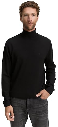 Tom Tailor Herren 1048013 Rollkragenpullover aus Baumwolle