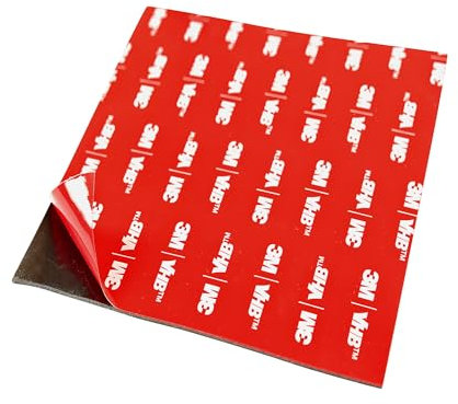 SOLNIT Doppelseitiges Klebeband, wasserdicht, multifunktional, zur Befestigung von Auto, Zuhause, Büro, Metall, Glas, Alu, Dekoration, hergestellt mit 3 M 5952 (250mm x 180mm)