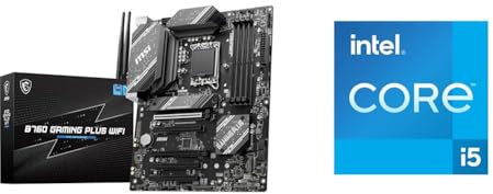 MSI B760 GAMING PLUS WIFI Motherboard + Intel Core i5-12600K 12th Generation Desktop Processor