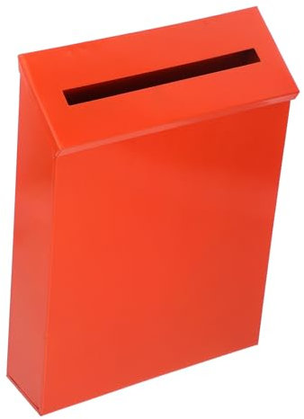 HYTROVE Vintage Wall Mount Mailbox Iron Decorative Post Box for Home Office Suggestion Box Large Capacity