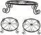 Toyvian 3 Pièces Jardinière En Fer Stands De Plante Titulaire Pot De Plante Sur Pied Grand Plant Pot à L'intérieur Usine Stand Intérieur Support En Pot Robuste Plantes Avec Noir Le Fer