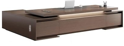 MAWERDCXG Schreibtisch for Chef, Büro, Manager, Moderner for Präsidenten, Büromöbel(2m)