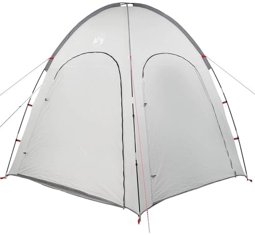 HOMELEN Piscina gris impermeable 366 x 305 x 231 cm portátil resistente a los rayos UV poliéster fibra de vidrio refugio con bolsa de transporte para exteriores, jardín, terraza, piscina fiestas y