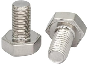 Boulon à vis à tête hexagonale à filetage fin M7 M9, en acier inoxydable 304, 1mm à 1.25mm, longueurs 10-100mm(1Pc M9x1.25x30mm)
