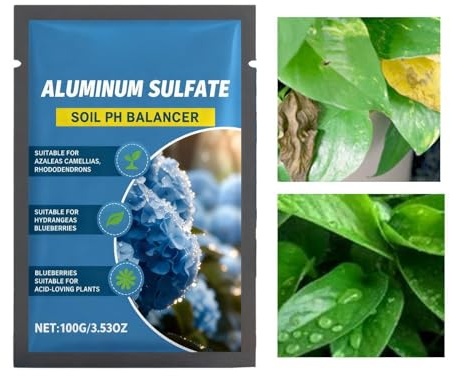 Acidificante Piante - Concime Per Colore Blu Ortensie | Correttivo Terreno AbbassapH Per Fioriture Azzurre | Prodotto Delicato Sicuro Da Giardino Per Piante Esterne