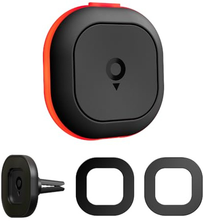 TomTom Verkehrsalarm Blitzerwarner für Auto | ohne ABO| Tom by TT Premium | Inklusive 2x Klebehalterung und 1x Lüftungshalterung