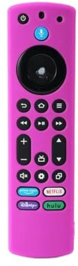 1PCS Silicone Remote Case For 2023 Fire TV Stick 4K Max 2nd/Fire Omni Series/Fire 4-Series Cover(Purple)