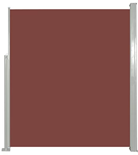 vidaXL Einziehbare Seitenmarkise für Terrasse Windschutz 160 x 299,7 cm braun