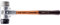 Simplex Schonhammer, Gummikomposition / TPE-mid; mit Aluminiumgehäuse und hochwertigem Holzstiel | D=50 mm | 3123.050