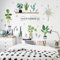 HorBous Autocollants muraux en forme de plantes pour chambre à coucher et maison