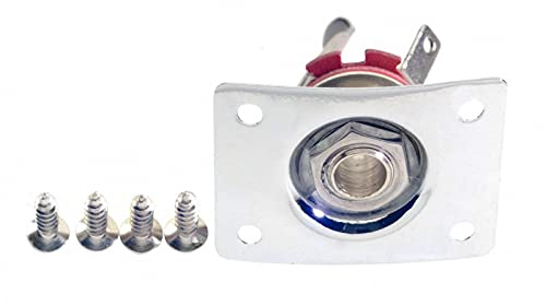 Stagg LP Style Jack Ferrule in Chrome