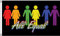 AZ FLAG - Drapeau LGBT Tous égaux - 150x90 cm - Drapeau All Equal 100% Polyester Avec Oeillets Métalliques Intégrés - Pavillon 110 g