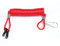 Qiilu Cable Enrollado para candado de Moto Rojo Barco de motor fuera de borda de seguridad matan a cambiar tecla