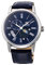 Orient Herren Analog Automatik Uhr mit Leder Armband RA-AK0011D10B