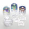 Baker Ross FC153 Schneekugel-Set für Weihnachten, 4 Stück, kreative Aktivitäten für Kinder zum Selbermachen, Personalisieren und Dekorieren
