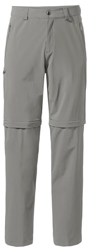 VAUDE Herren Mens Farley Stretch Zo Pants Ii Hose, Stone Grey, 54 Lang EU