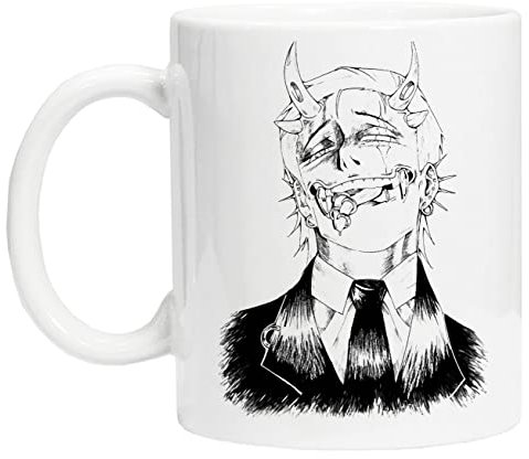 Inkubus Mit Hörner Weiß Keramik Becher Tasse Für Tee Kaffee White Ceramic Mug Cup For Tea Coffee