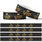 500 Stück VIP Armbänder Wasserdicht Armbänder für Veranstaltungen VIP Kunststoff Armbänder VIP Papier Armbänder Identifikationsbänder für Partys Konzert Vergnügungsparks (schwarz)
